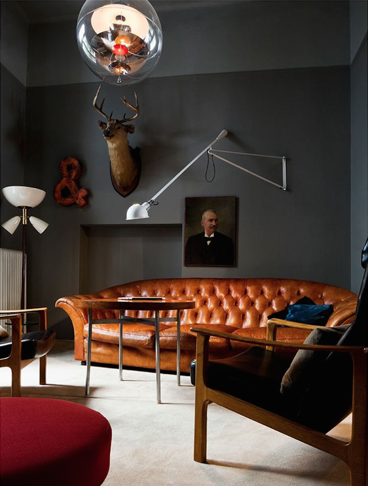 24 Dunkelblaues Sofa Welche Wandfarbe