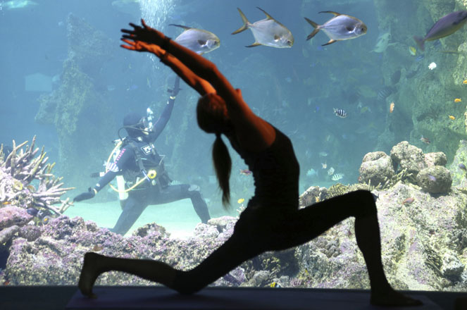 Australia Underwater Yoga