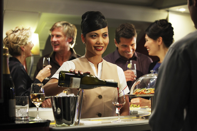 Gut ausgestattet: Emirates Airlines gewann 2014 die Silbermedaille ind er Kategorie Best Overall Wine Cellar. (Emirates Airlines)