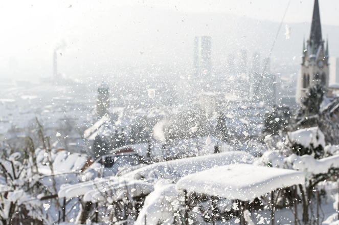 View from the Kaeferberg onto Zurich, in Switzerland, on December 31, 2014. (KEYSTONE/Christian Beutler)

Blick vom Kaeferberg auf die Stadt Zuerich, am 31. Dezember 2014. (KEYSTONE/Christian Beutler)