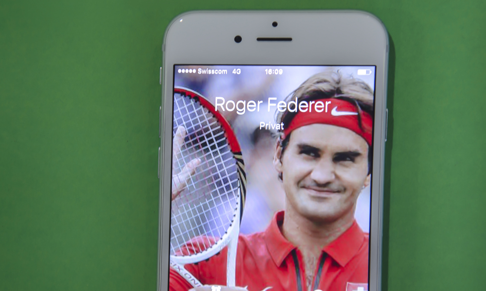 Roger Federer ruft an - für TA-Blog
