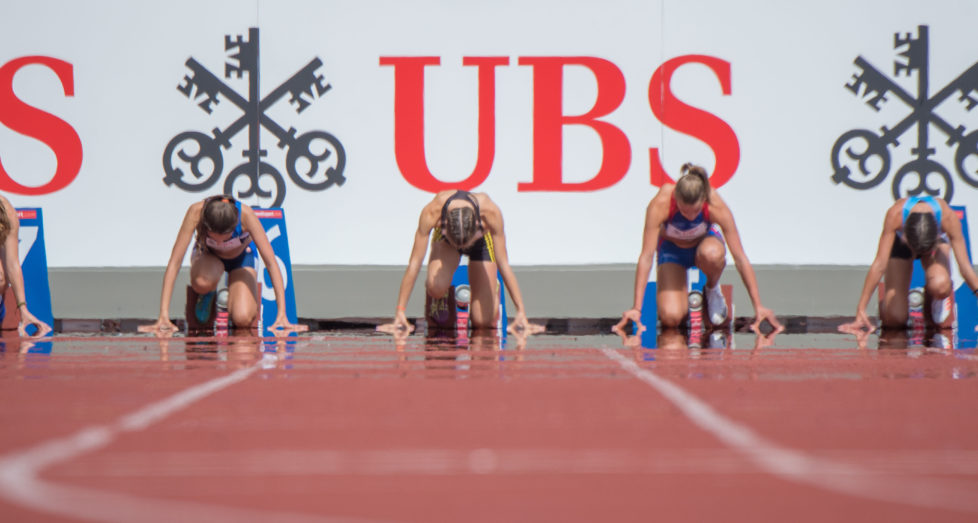 Der UBS Kids Cup Schweizer Final im Letzigrund Zuerich wird durch Weltklasse Zuerich organisiert und von UBS sowie weiteren Sponsoren ermoeglicht. (PPR/Erwin Zueger)