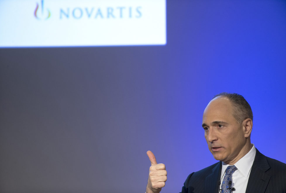Joe Jimenez, Chef des Schweizer Pharmakonzerns: Novartis war 2016 die viertschlechteste Aktie im SMI. Foto: Patrick Straub/Keystone