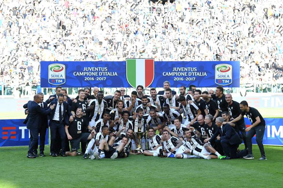 Erfolgreich: Juventus Turin feiert im Mai 2017 seinen 33. italienischen Meistertitel. Foto: Valerio Pennicino/Getty Images