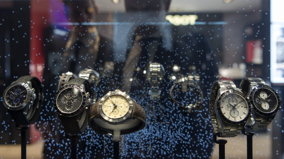 Die Schweizer Uhrenmarke Tissot gehört zur Swatch Group. Foto: Georgios Kefalas/Keystone