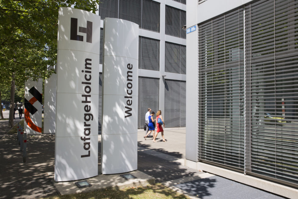 Die Zukunft des Zementriesen ist in Takt: Hauptsitz von LafargeHolcim in Zürich. Foto: Patrick B. Krämer/Keystone
