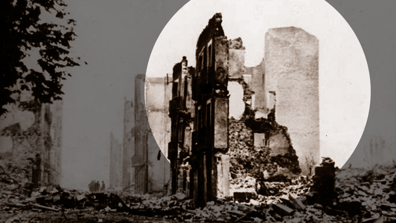 In Trümmern: Guernica, nach dem Bombardement 1937. Foto: Universal History Archive/UIG via Getty Images