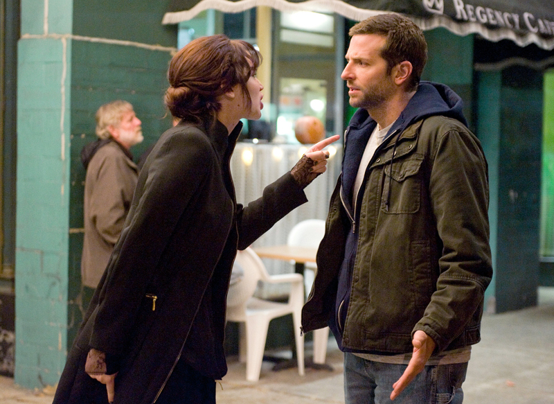 Kann man überhaupt lernen, «richtig» zu streiten? Szene aus dem Film «Silver Linings Playbook» mit Jennifer Lawrence und Bradley Cooper. Foto: PD