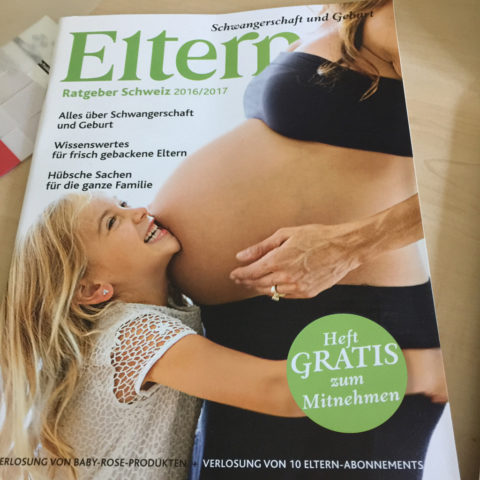 Die Tipps für werdende Mütter im Magazin «Eltern – Ratgeber Schweiz» von 2016/2017 haben es in sich.