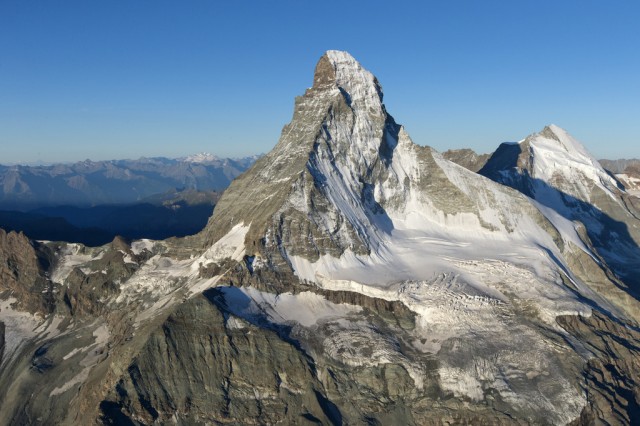 Matterhorn am 10. August 2012. (Keystone/ Alessandro Della Bella)