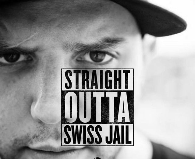 Mit diesem Bild auf seinem Facebook-Profil will rapper Necro gegen die Zürcher Haftbedingungen protestieren.