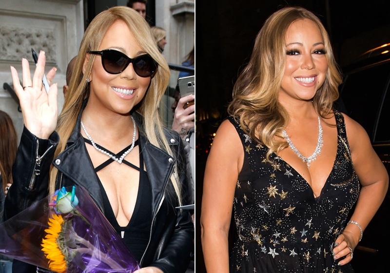 Braucht je nach Stimmung eine Kleidergrösse mehr: Mariah Carey. (Bilder: Getty Images)