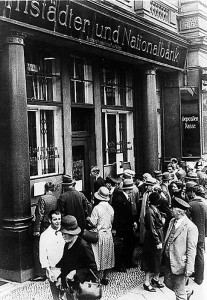 Der Bankrott der Creditanstalt lösten eine Bankenkrise aus. Davon war auch die deutsche Danatbank (im Bild) betroffen.