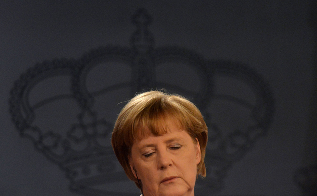 Angela Merkel während ihres Spanien-Besuchs, 6. September 2012. (Foto: Keystone)