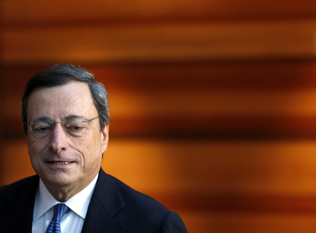 EZB-Präsident Mario Draghi in Frankfurt, 8. November 2012. (Keystone)