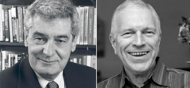 Robert Lucas (l.) und Edmund Phelps. (Fotos: University of Chicago und Columbia University)
