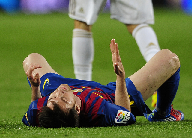 Lionel Messi während des Spiels gegen Real, 21. April 2012.