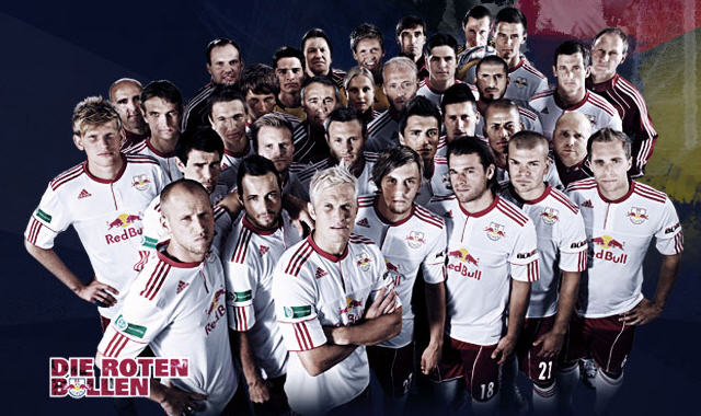Stierisch ernst: So präsentiert sich die 1. Mannschaft von RB Leipzig auf der Vereinswebsite.