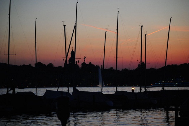 Besser gehts nicht: Der Zürichsee an einem Sommerabend. (Foto: Reda El Arbi)