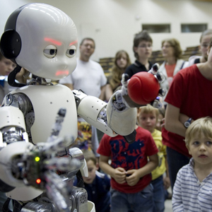 Roboter-Festival an der ETH Lausanne, Mai 2011. (Bild: Keystone)