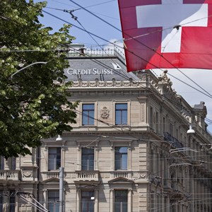 Bank am Paradeplatz in Zürich. (Bild: Keystone)