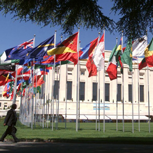 UNO-Hauptsitz in Genf. (Keystone)
