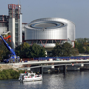 Der Europäische Gerichtshof für Menschenrechte in Strassburg, 16. Oktober 2006. (Keystone/Winfried Rothermel)