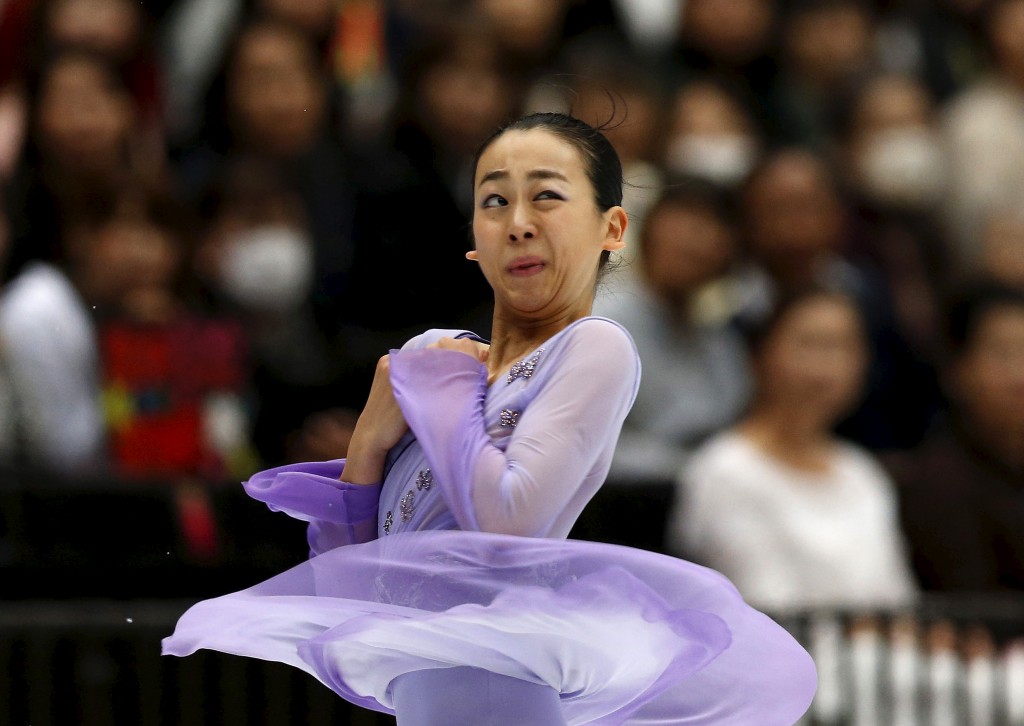 Mao Asada of team Japan competes during the Japan Open Figure Skating Team Competition in Saitama, Japan, October 3, 2015. REUTERS/Yuya Shino TPX IMAGES OF THE DAY - RTS2TSG