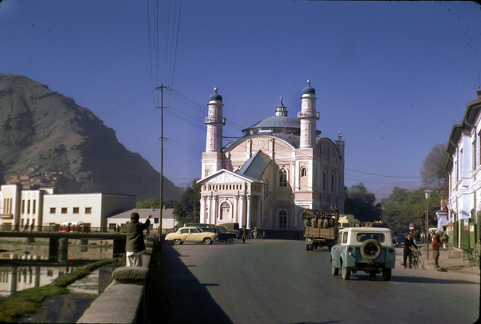 "Masjid Shah-e-do Shamsheera in Kabul. "