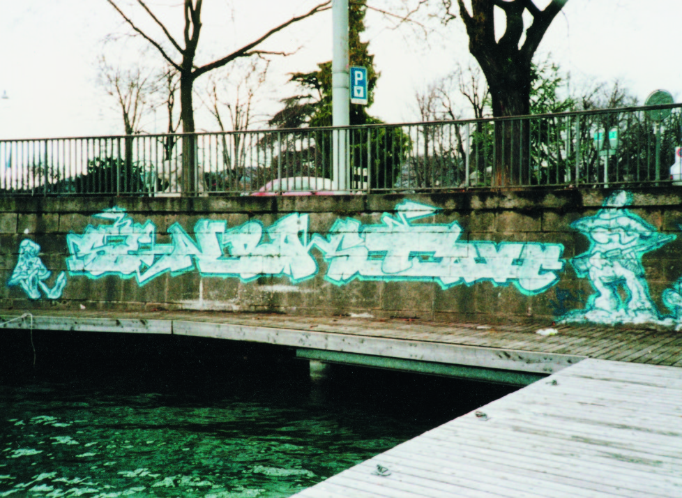 Graffiti in Zürich Text von Jean Marc Nia Credit: auf Buch verweisen Borsi macht einen Blog dazu