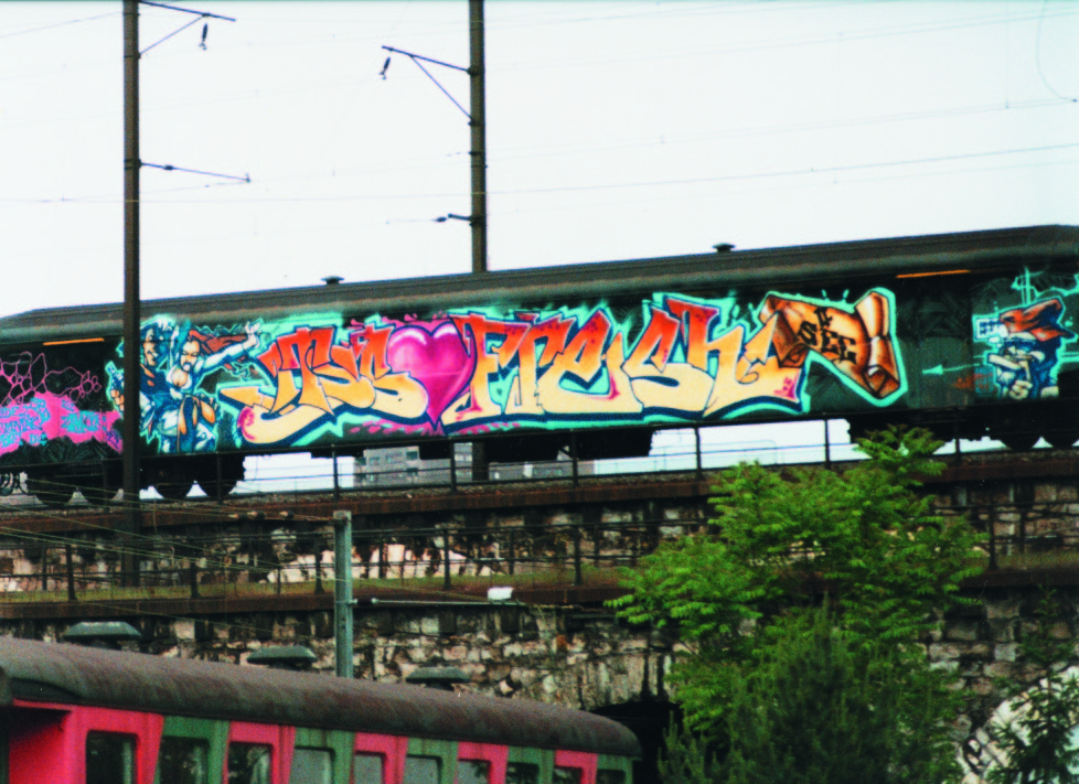 Graffiti in Zürich Text von Jean Marc Nia Credit: auf Buch verweisen Borsi macht einen Blog dazu