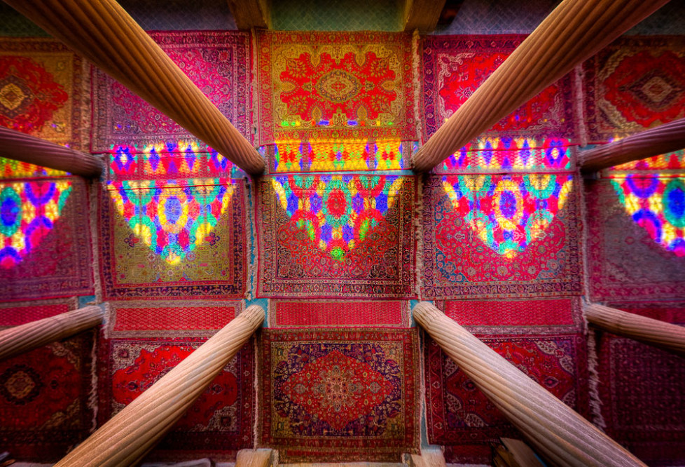 Columns, Carpets , Colors and the Light