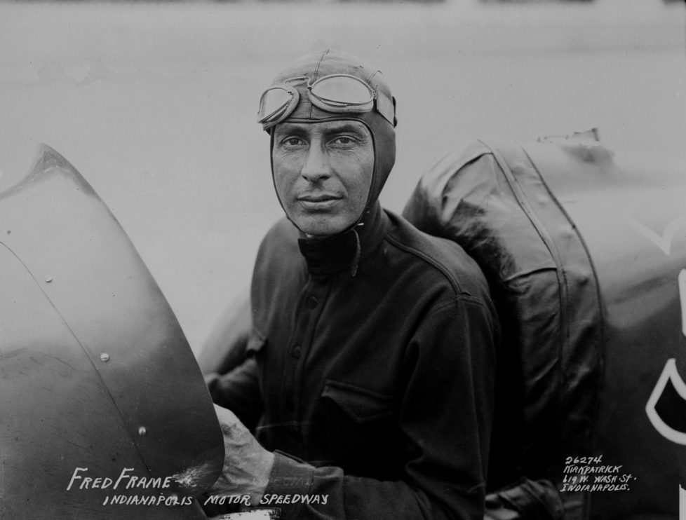 Freddy Frame of Los Angeles, Calif., is shown seated in his race car after winning the Indianapolis 500 international automobile race on the Indianapolis Motor Speedway on Memorial Day, May 30, 1932. Frame finished about a minute ahead of Howdy Wilcox of Indianapolis. (AP Photo)