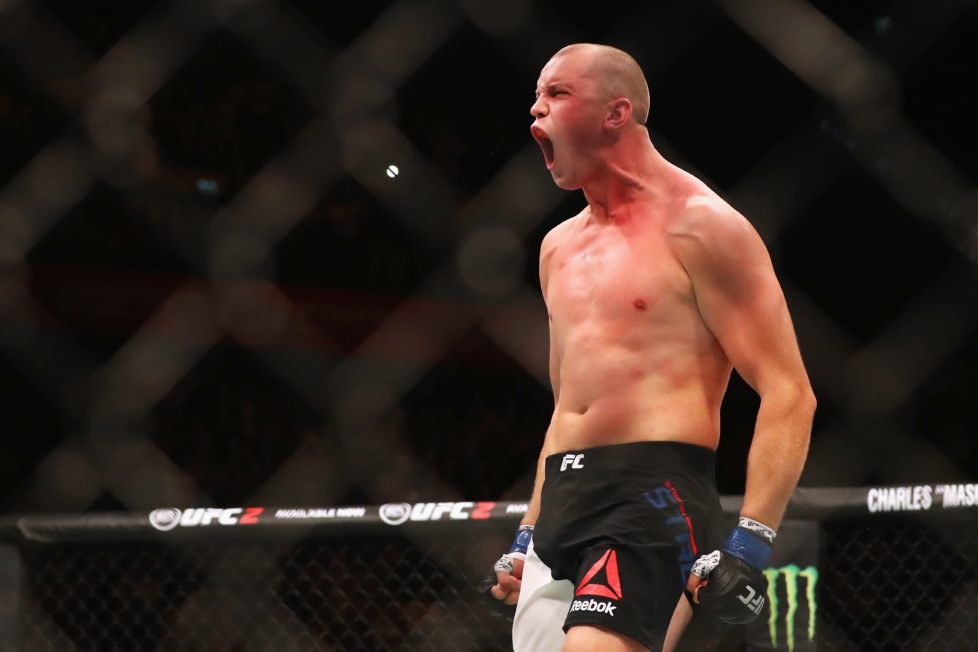 ROTTERDAM, NETHERLANDS - MAY 08: Stefan Struve of the Netherlands celebrates victory over Antonio "Bigfoot" Silva of Brazil after they compete in their Heavyweight bout during the UFC Fight Night 87 at Ahoy on May 8, 2016 in Rotterdam, Netherlands. (Photo by Dean Mouhtaropoulos/Getty Images)