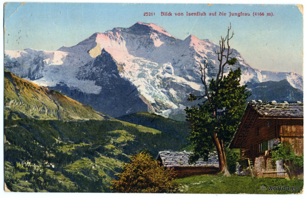 old postcard Isenfluh Switzerland
