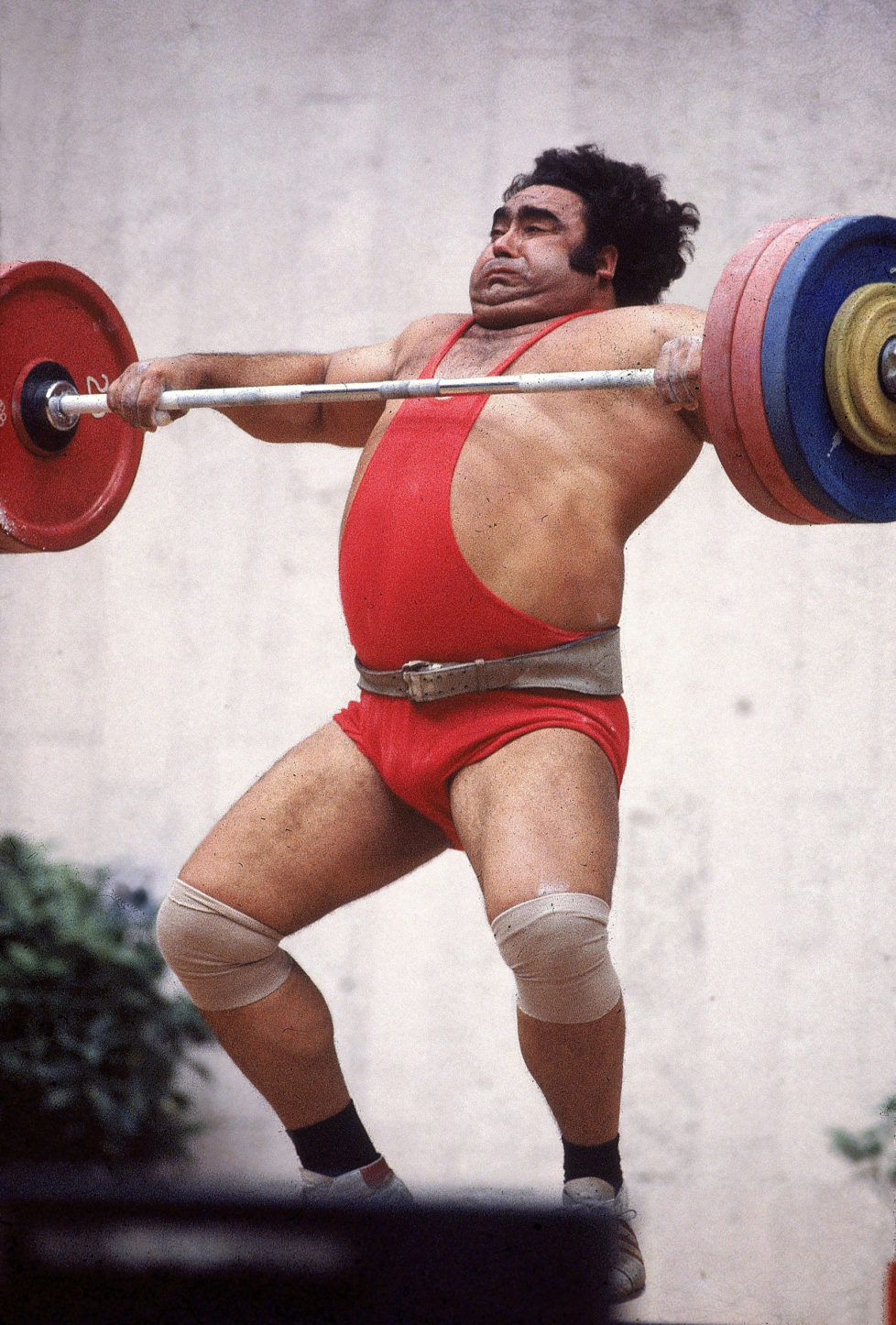 UNSPECIFIED - JULY 19: Weightlifting: 1980 Summer Olympics, USR Vasily Alexeyev in action during +242,5 lb event, Moscow, USR 7/19/1980--8/3/1980 (Photo by Jerry Cooke/Sports Illustrated/Getty Images) (SetNumber: X24706 TK7 R6 F17)