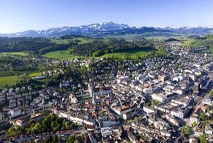 St. Gallen - die höchstgelegene Schweizer Kantonshauptstadt der Welt